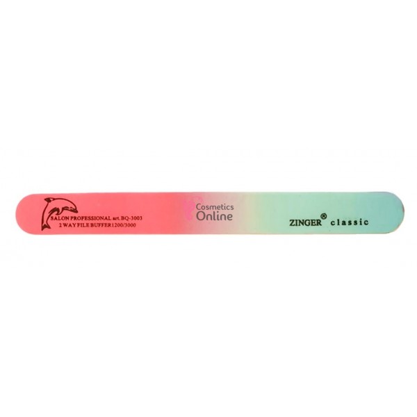 Pila dreapta ZINGER Clasic extra fina 1200/3000 pentru unghii